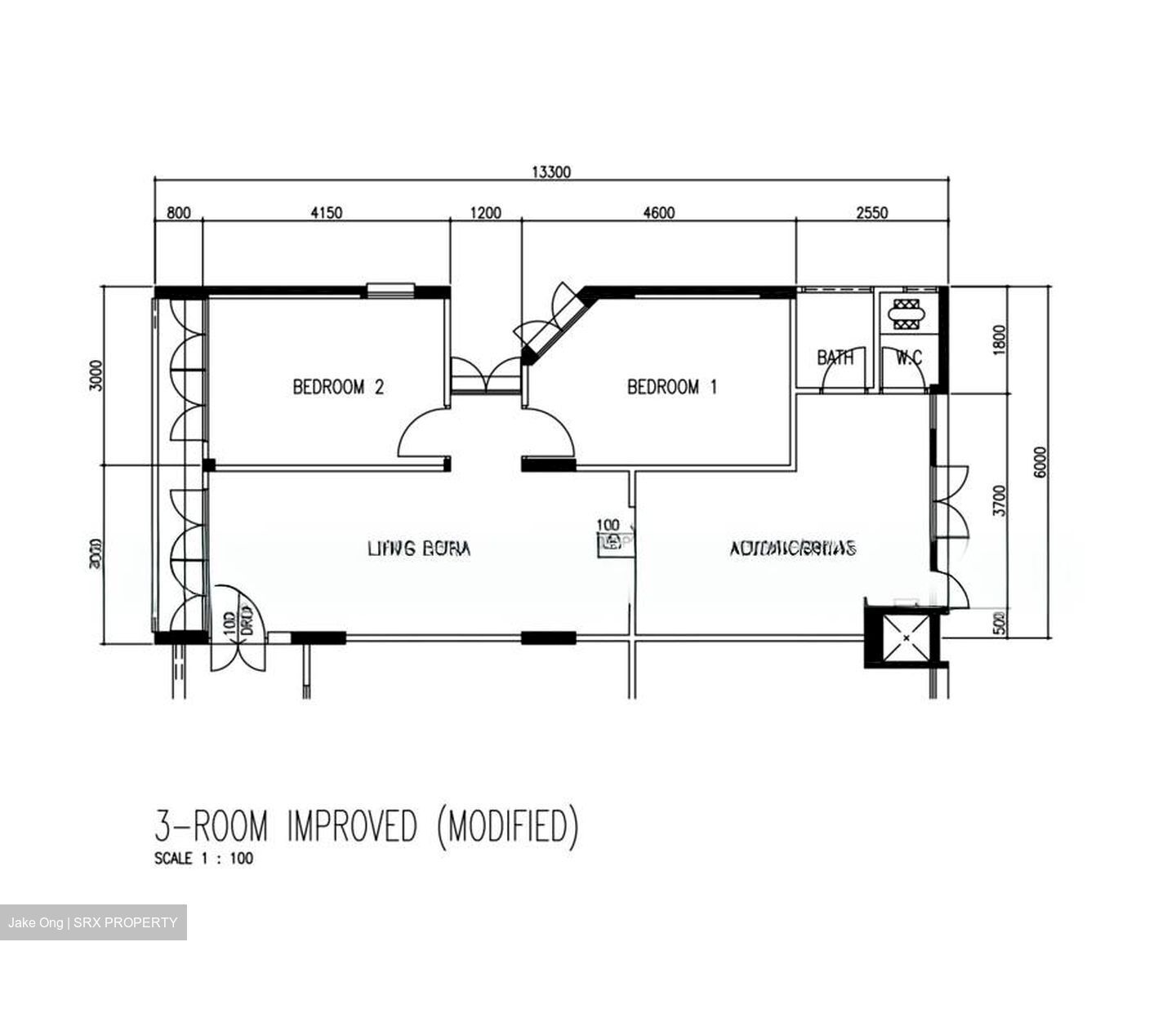 Blk 109 Bukit Batok West Avenue 6 (Bukit Batok), HDB 3 Rooms #589637351